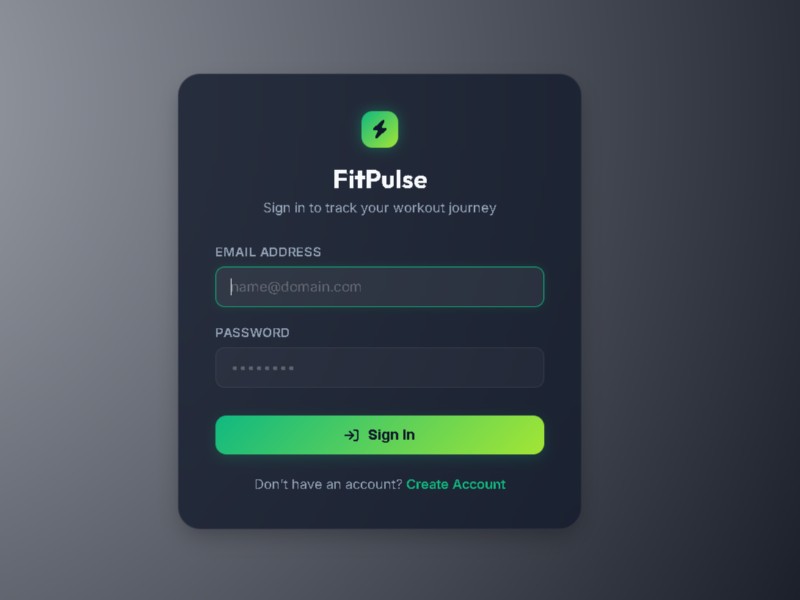 Fitness Tracking App